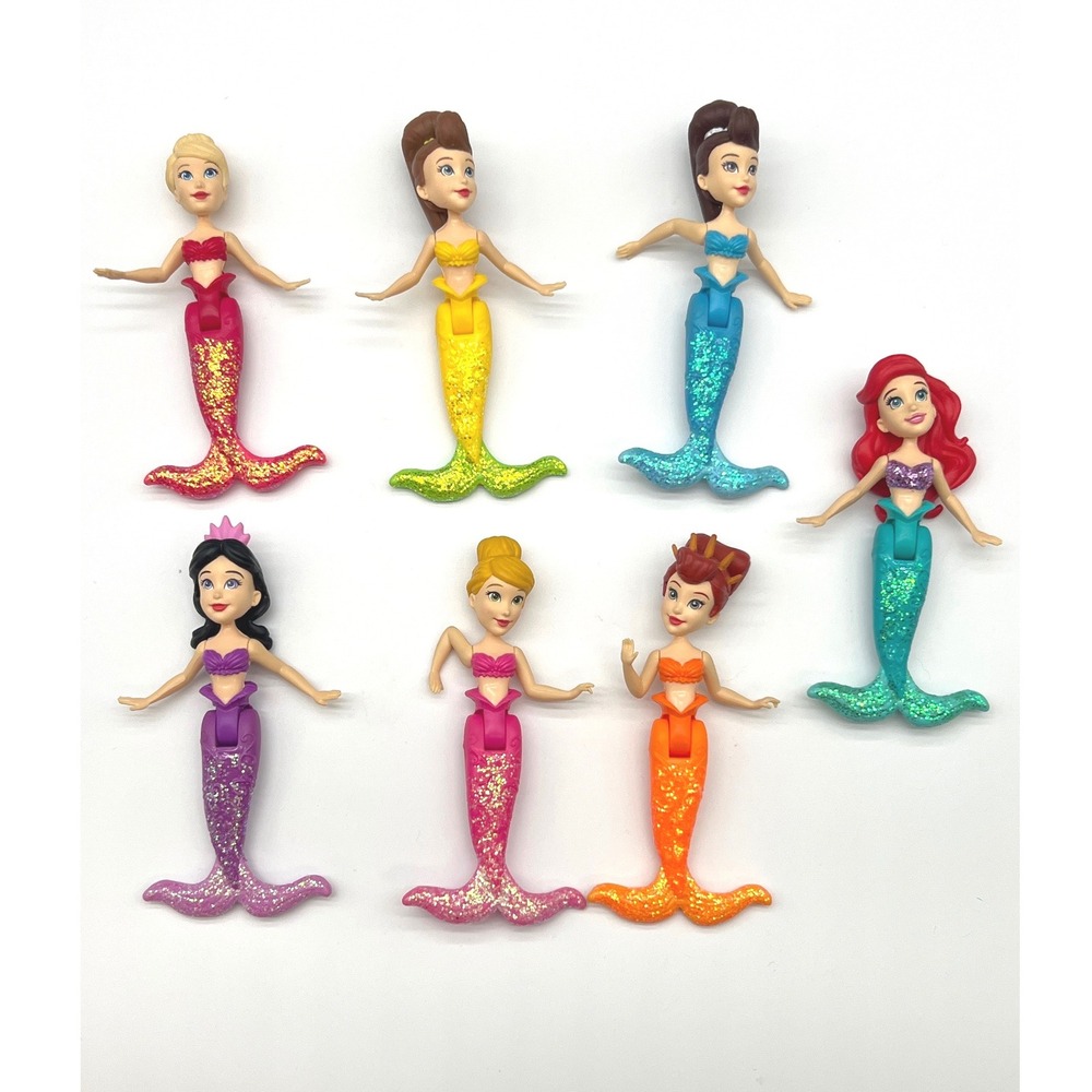 Disney Princess The Little Mermaid Ariel and Sisters Loose lot of 7